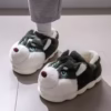 Men & Women Cartoon Dog Cotton Slippers | Warm Plush Indoor Shoes UK
