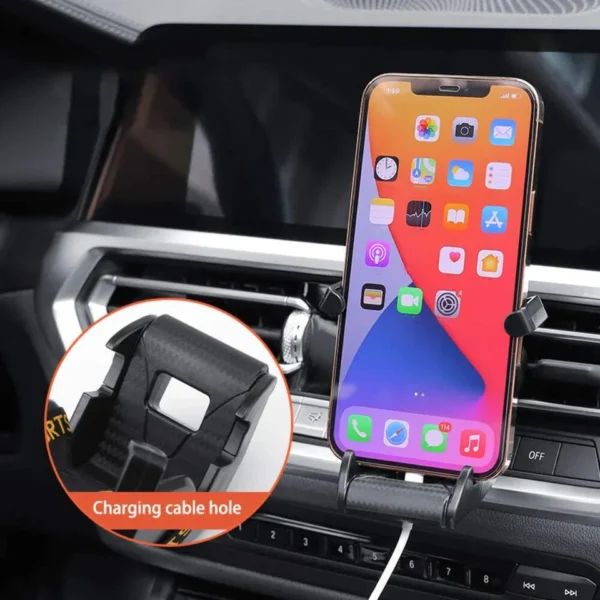 Racing Seat Car Phone Holder Mount Suction Cup Stand for iPhone Samsung