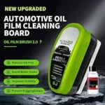 Buy Automotive Car Oil Film Cleaning Brush with 150ml Glass Oil Film Remover for Windshield & Windows